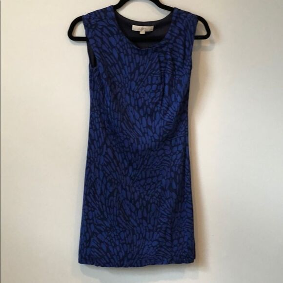 Ann Taylor Loft Sleeveless Patterned Dress - XSP - Picture 2 of 6